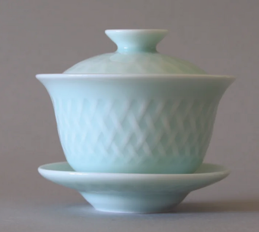 Gaiwan Mesh Patterns, Light Blue