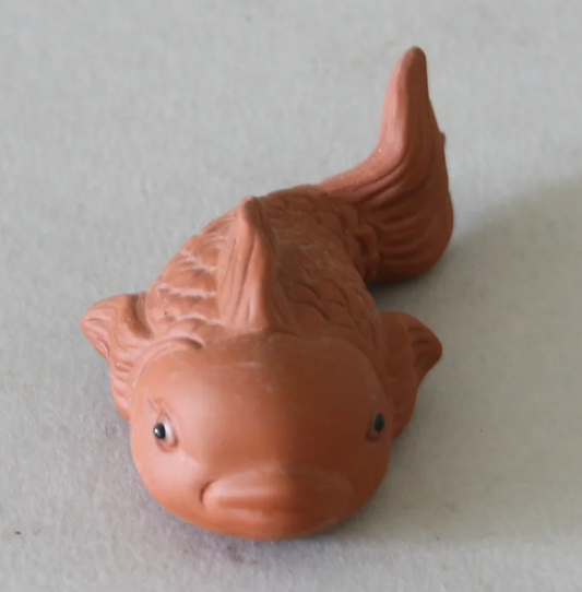 Clay Fish Tea Pet #2, Red
