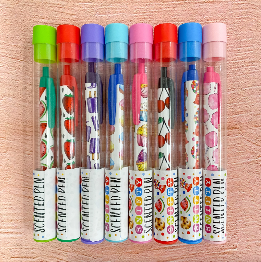 Snifty Scented Pens In Tubes Mrs Robinson s Tea Shop snifty-scented-pens-in-tubes-mrs-robinson-s-tea-shop