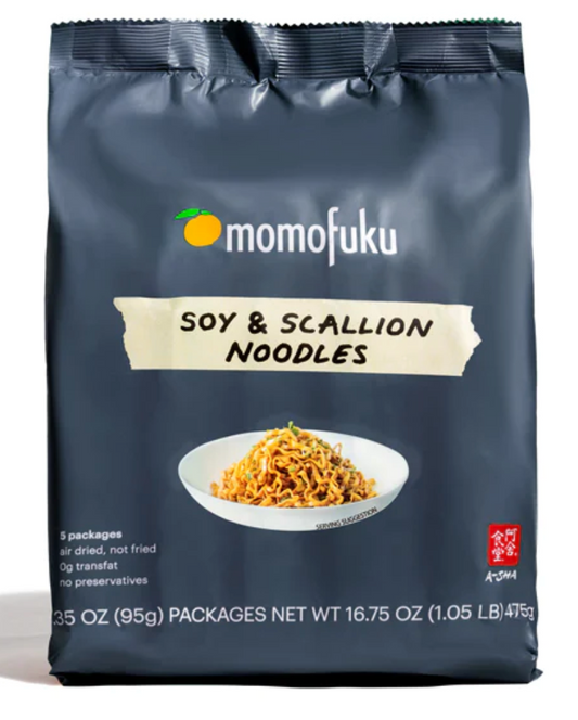 Soy and Scallion Noodles 5-3.39oz packages