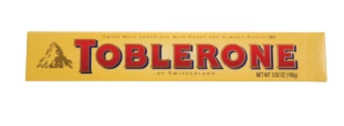TOBLERONE MILK CHOCOLATE 3.52 OZ BAR