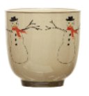Stoneware Cup with Holiday Icon, 4 Styles - Sold Seperatly