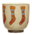 Stoneware Cup with Holiday Icon, 4 Styles - Sold Seperatly