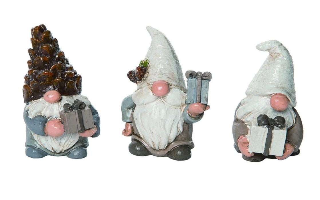 Mini Birch Gnome Figure  (Choice of 3)