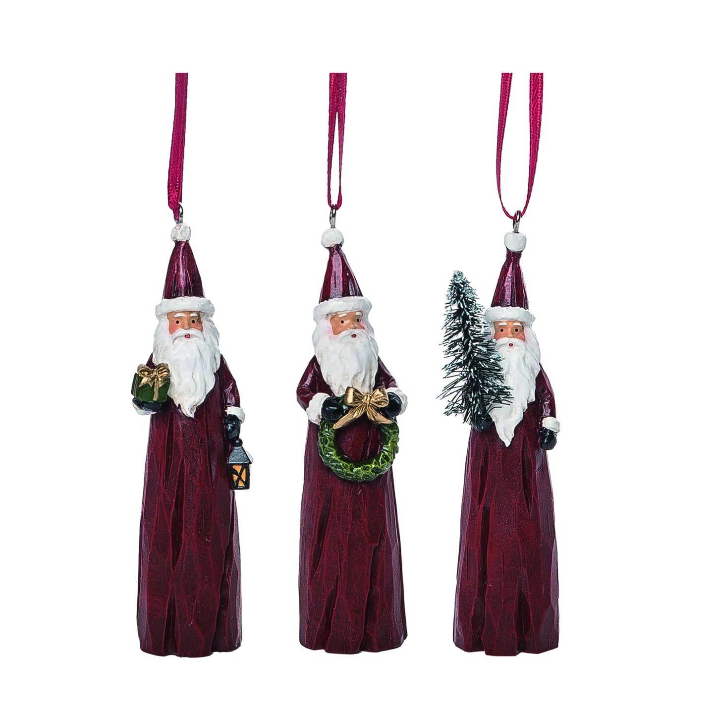 Traditional Tall Santa Ornament ( Choice of 3 styles )