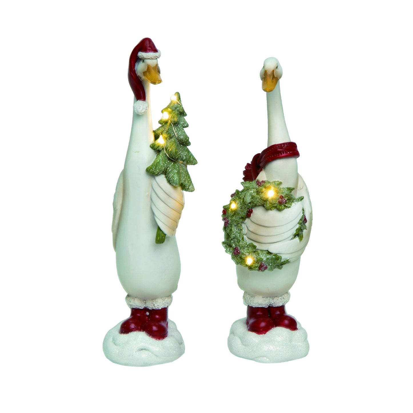 Light Up Christmas Duck Decoration ( Choice of 2 styles )