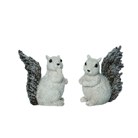 Whitewash Squirrel Fig 2 styles( Choice of 2 styles )