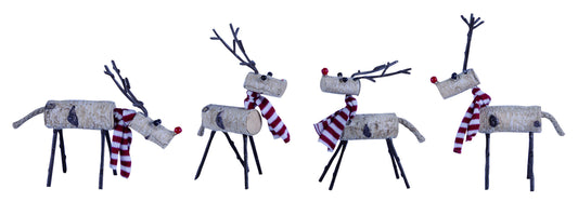 Sm Metal Rustic Reindeer ( Choice of 4 styles )