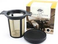 Tea Filter / Strainer Stainless Steel MEDIUM and  Black  Teeli