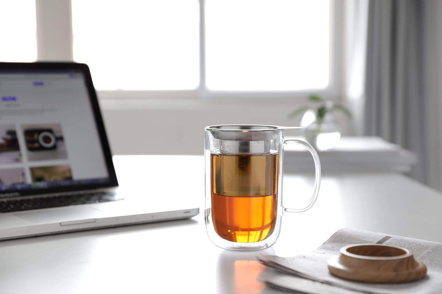 Minima™ Balance Double Walled Tea Mug 17 oz