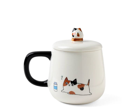 Mug with lid Cat Pals 10 oz.