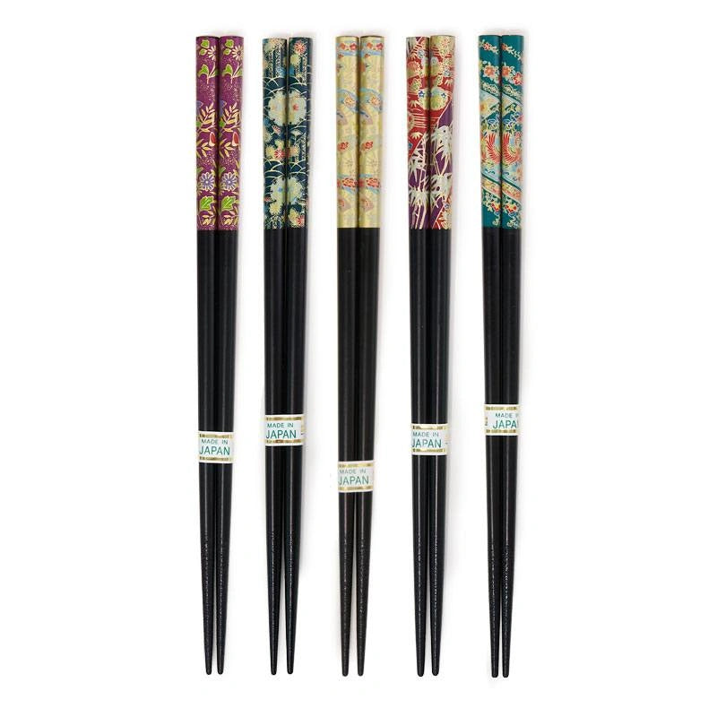 Chopsticks Kimono Print