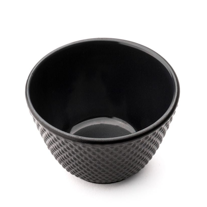 Black Cast Iron Drink / strainer Cup