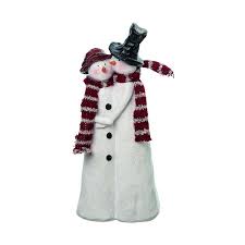 Tall Soft Scarf Merry Snowman 6.5"