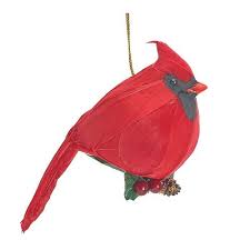 Ornament Cardinal w/Accessories ( Choice of 3 styles )