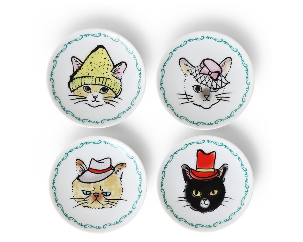Cats in Hats Coaster