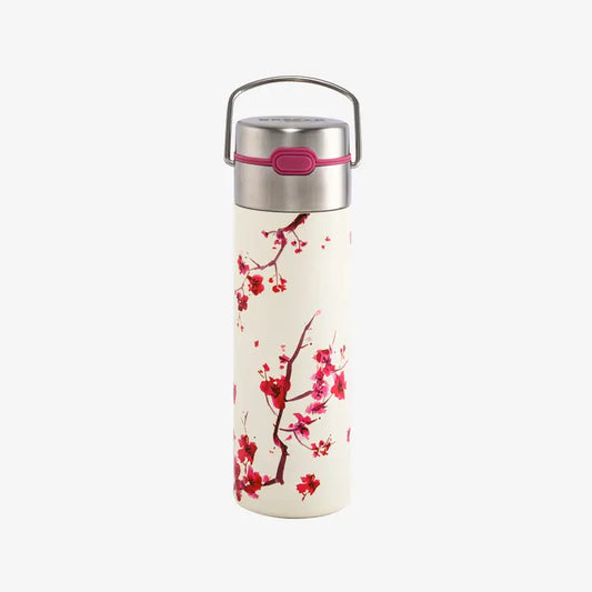Leeza® Drinking Bottle Cherry Blossom stainless steel, 16.9 fl. oz.