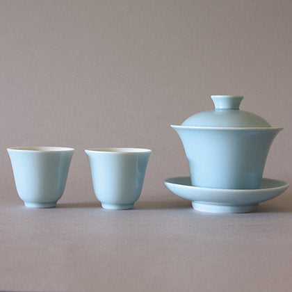 Blue Gaiwan w/ 2 Cups Tea Set - Eastern Elm