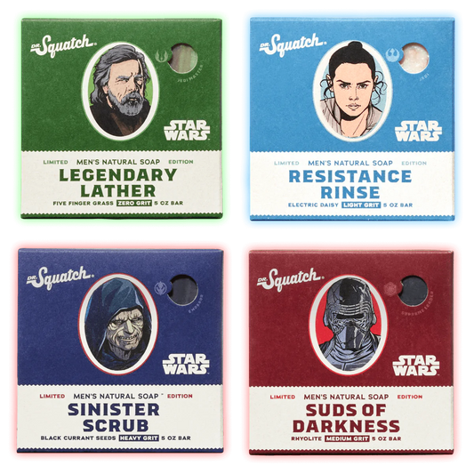 DR. SQUATCH SOAP STAR WARS COLLECTION Bar Soap 5 oz.