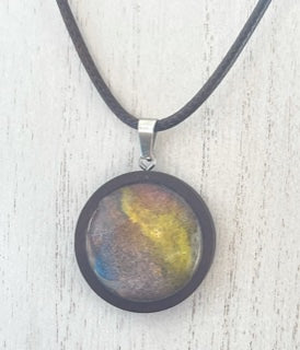 Art Necklace WATERCOLOR DESIGN