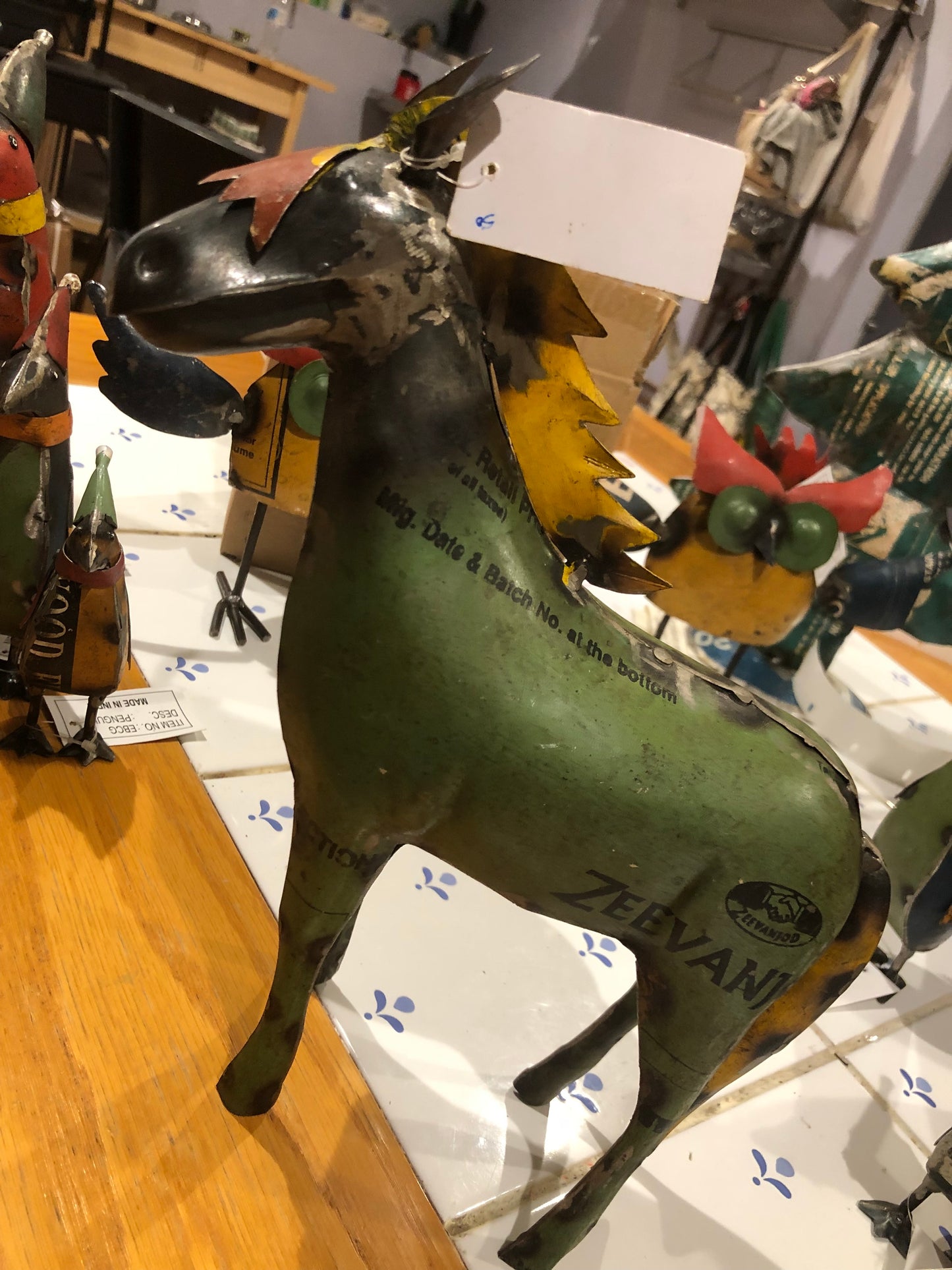 Recycled Tin Horse