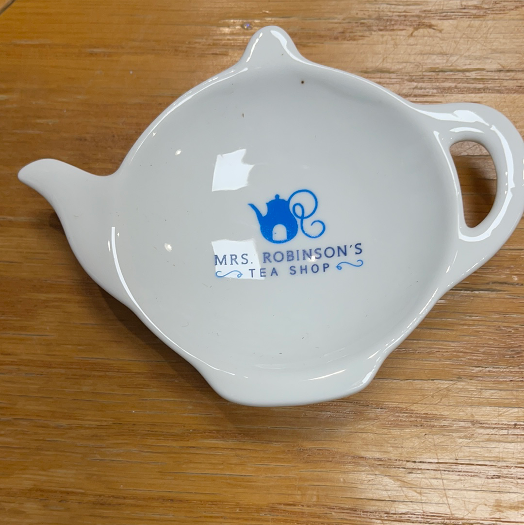 Mrs. Robinson's Tea bag Rest / dish Mrs. Robinson's Tea Shop
