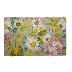 Door Mat daisy floral (tag)