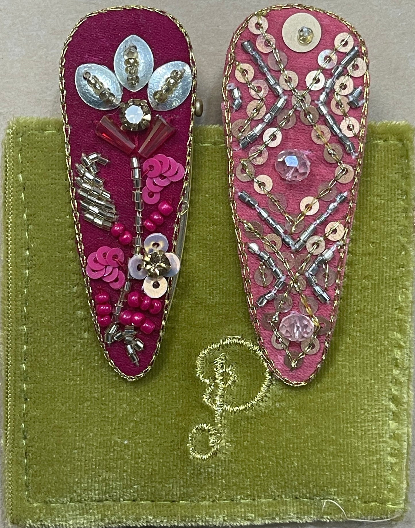Jewelled Hair Clips (Pack of 2)
