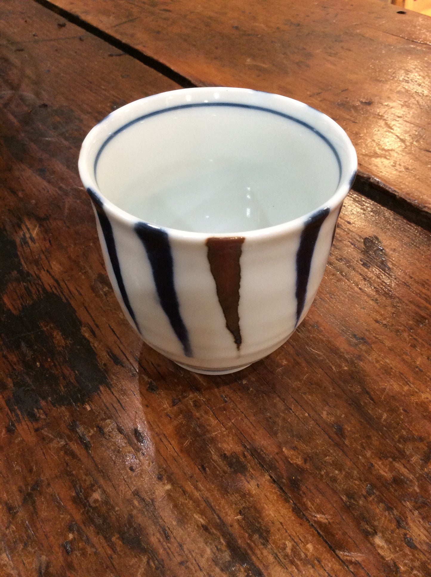 Indigo Spokes Tea Cup - Kotobuki