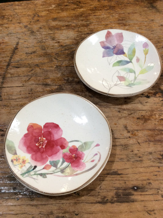 Tea Rest Floral Mini Plate