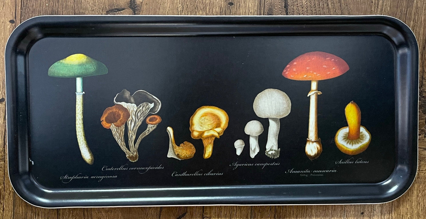 Plate / Serving Tray Mushrooms - Svampe