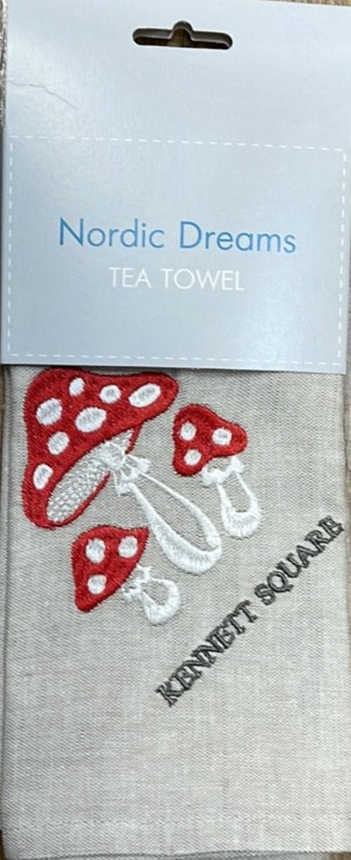 Mushroom Tea/ Kennet Square towel - Nordic  Linen