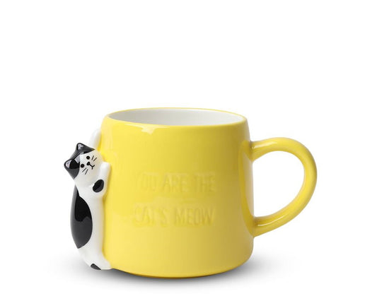 Mug The Cat's Meow Yellow