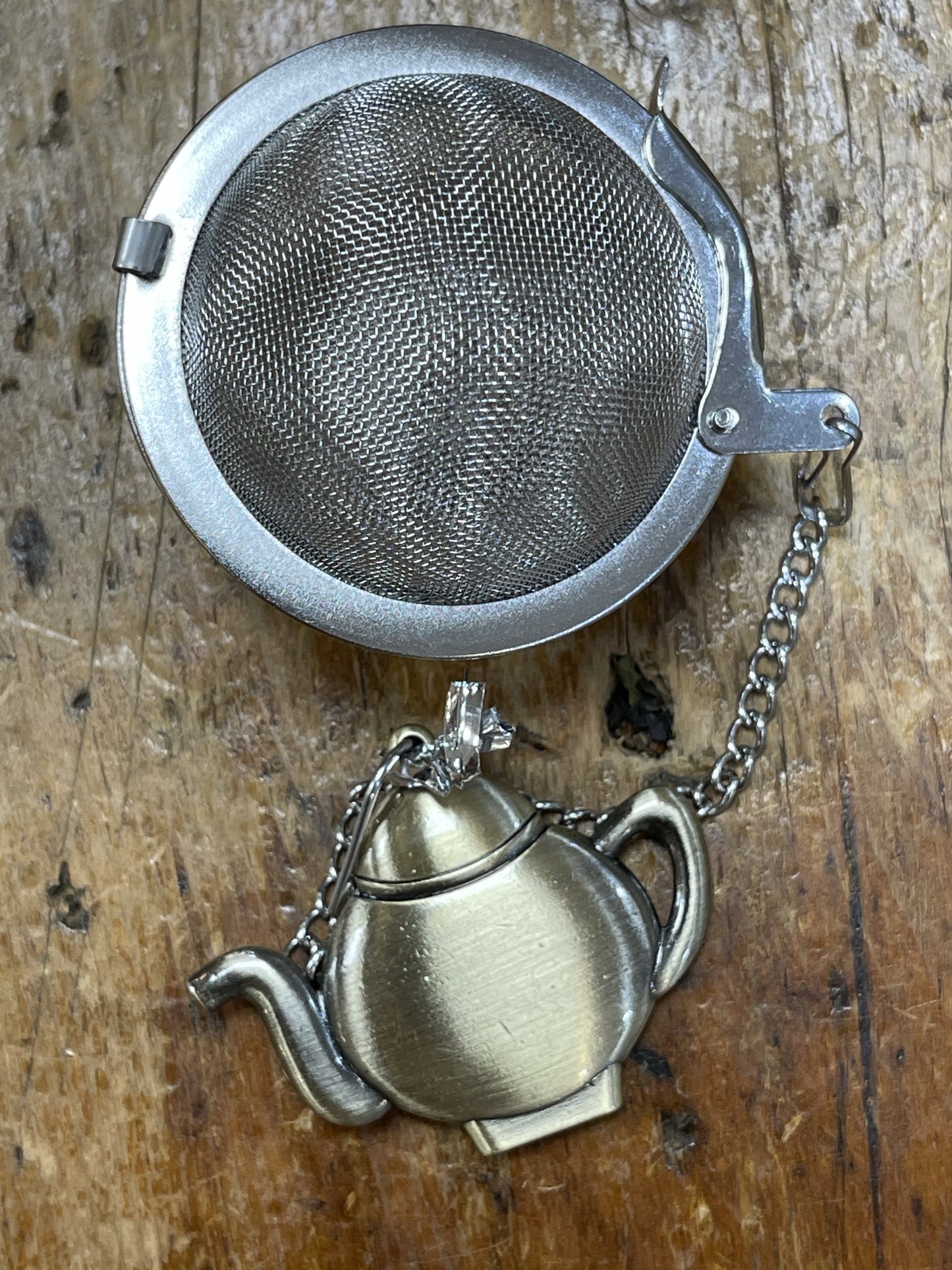 Tea ball, 5cm Bronzed Teapot