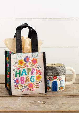 Happy Bag Small Multicolored Floral ( Natural Life)
