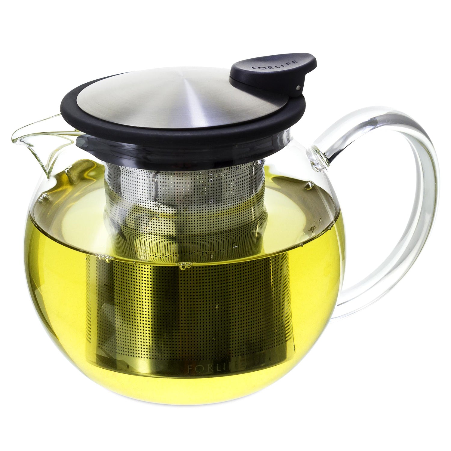 25oz Tempered Glass Tea Pot Infuser with Stainless Steel Basket - Dragonfly  Tea Zone