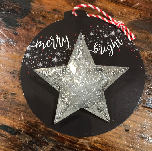 Acrylic Light Up Star Pin