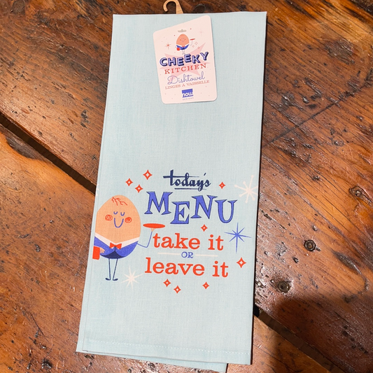 Today's Menu Dish Towel