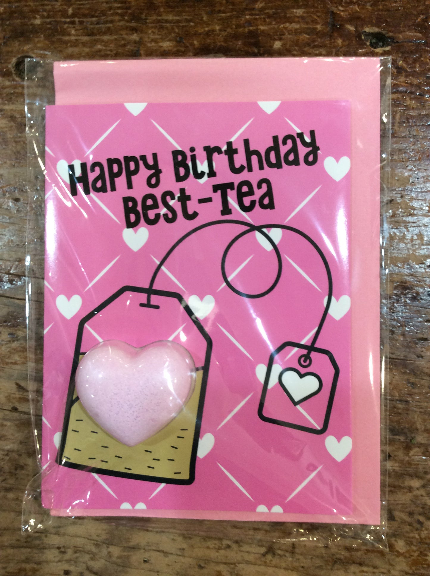Happy Birthday Best-tea Bath Fizzy Card