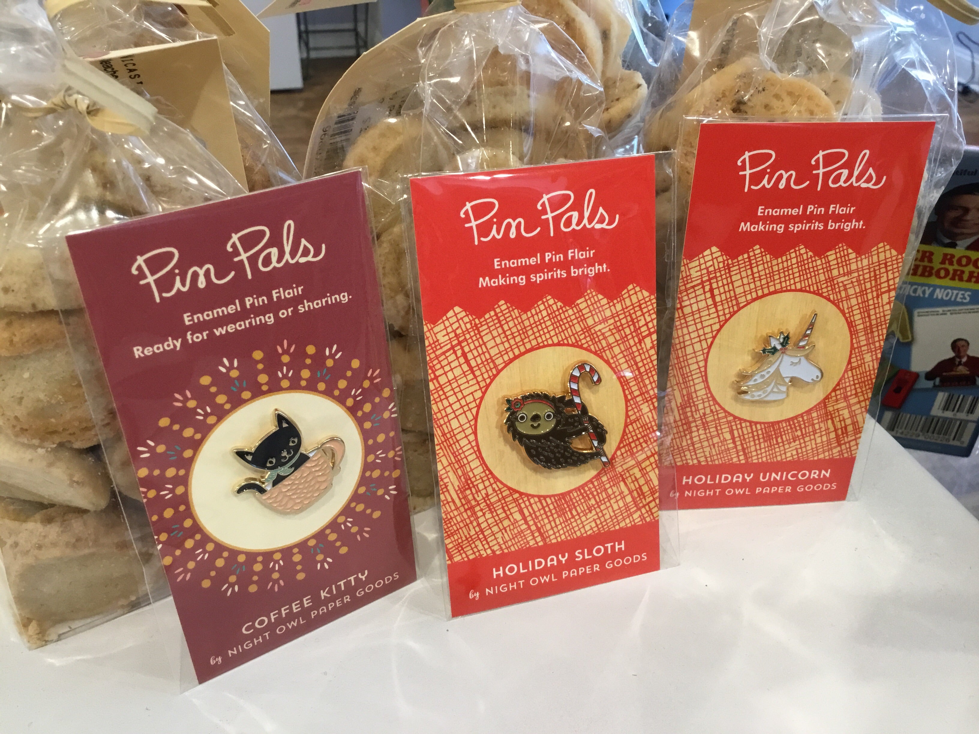 Pin Pals Enamel Pins – Mrs. Robinson's Tea Shop