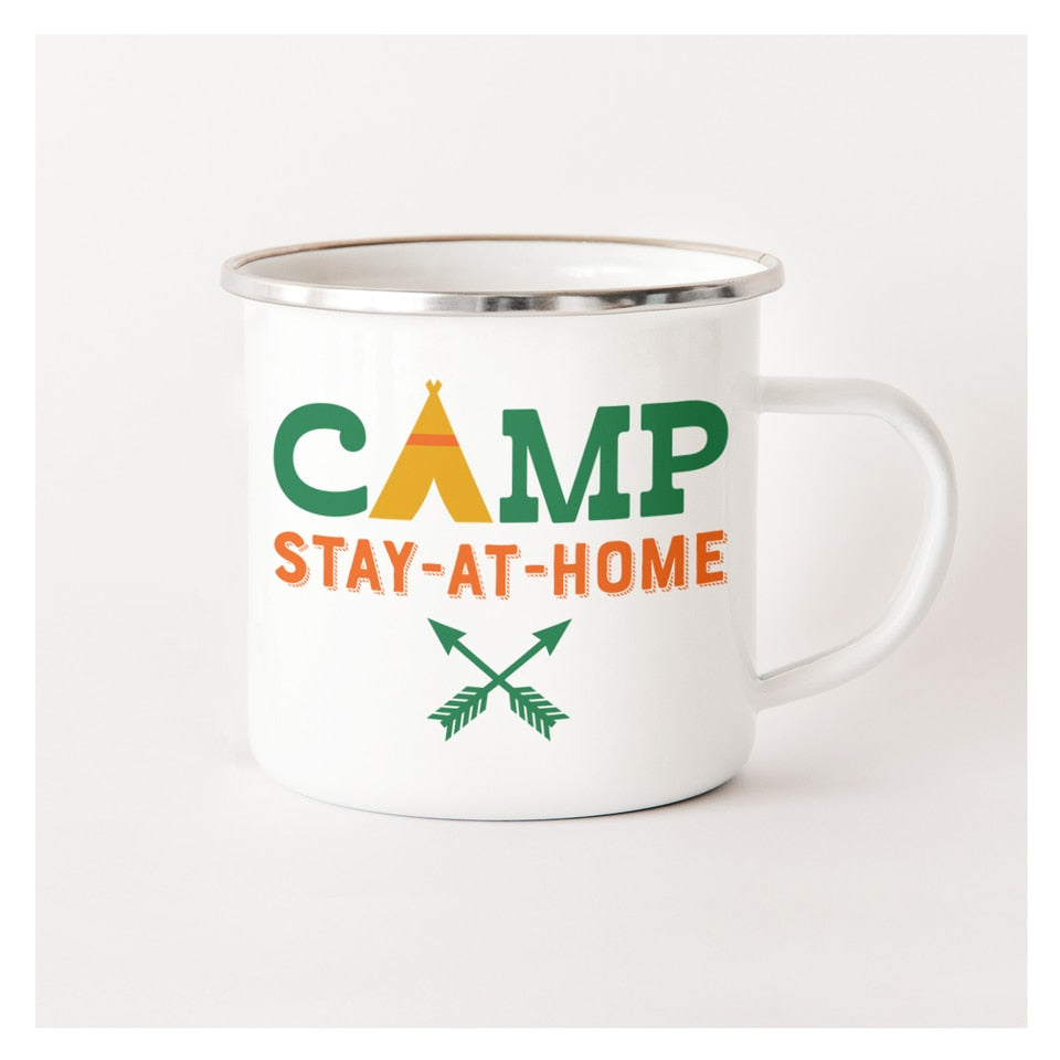 Mug - Camp Stay At Home - Rock Sissor paper