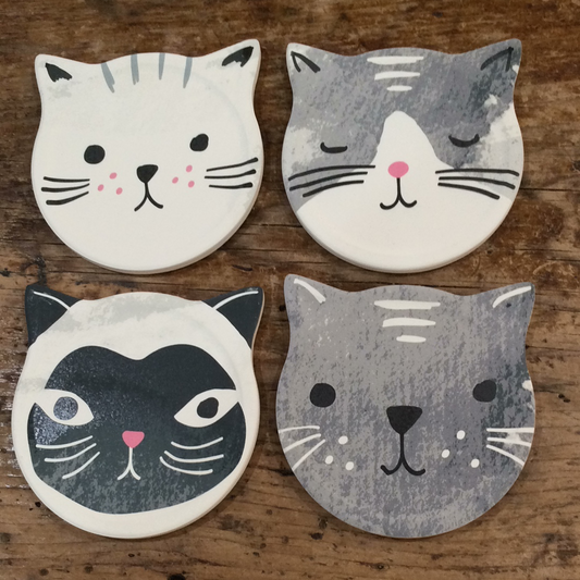 Soak Up Coaster - 4 Different Styles to choose from -Cats Meow