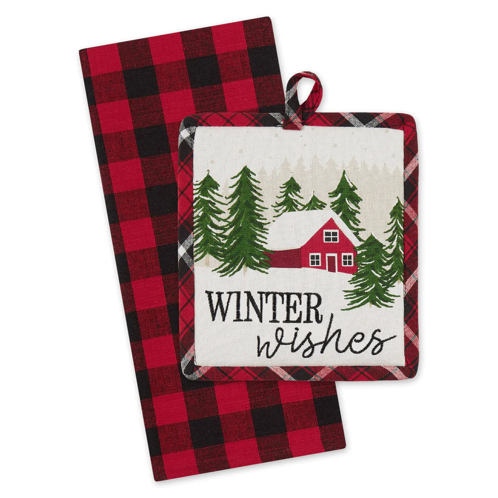 Pot Holder Gift Set - Winter Wishes-DII