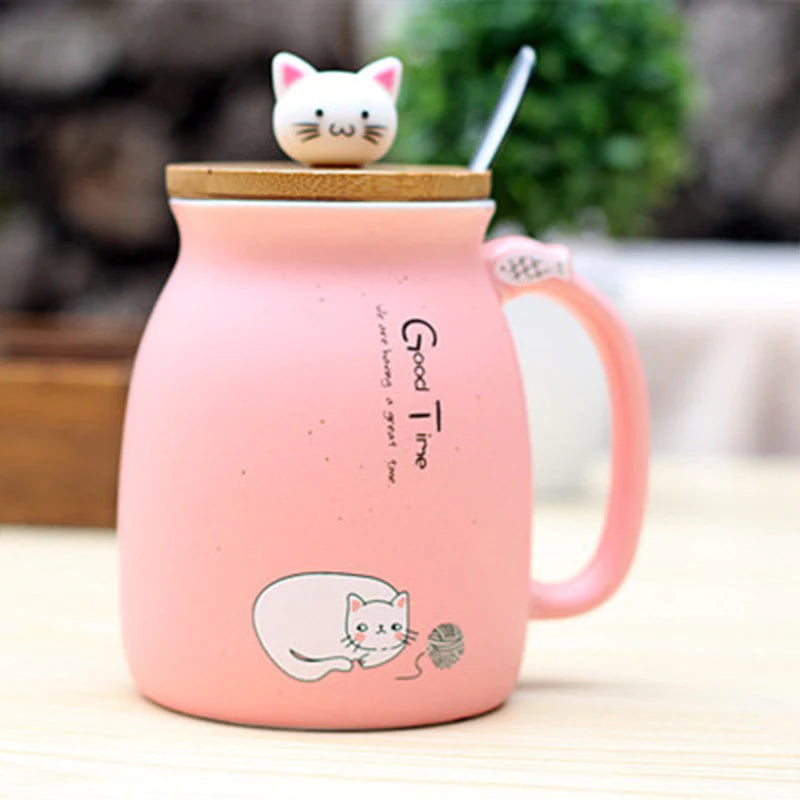 Mug Ceramic Good Time Kitty