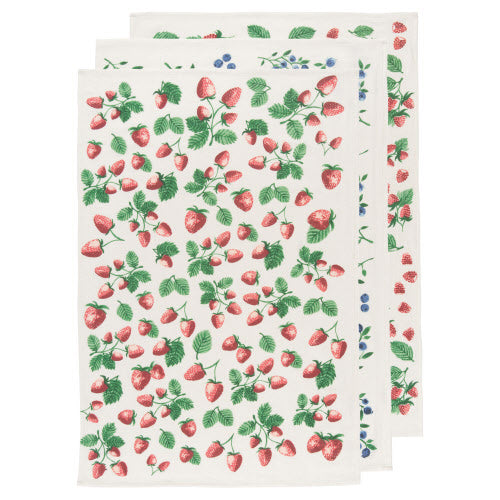Dishtowels set of 3 - Bakers Flour Berry Patch – Mrs. Robinson's Tea Shop