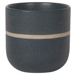 Tea Cup Orb Navy Stripe